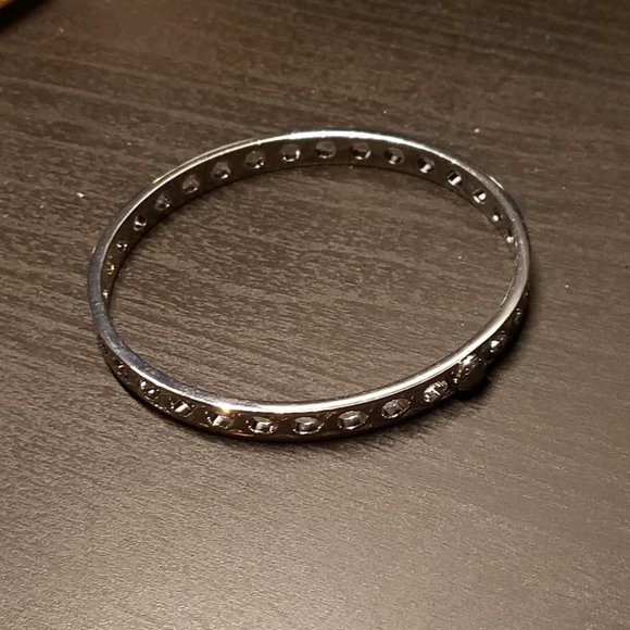Signature COACH Bangle Bracelet (Silver) - Picture 1 of 3